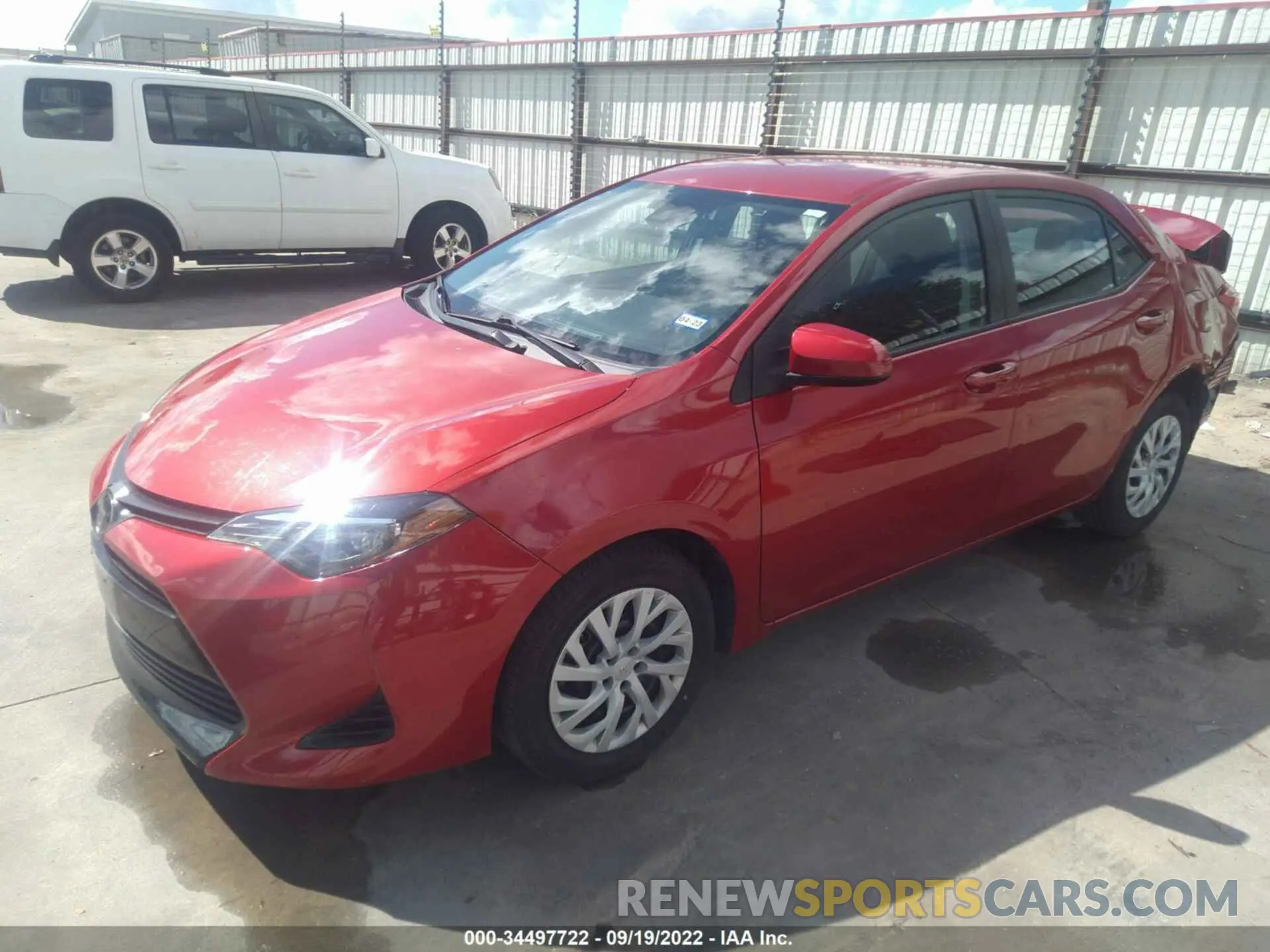 2 Фотография поврежденного автомобиля 5YFBURHE9KP879654 TOYOTA COROLLA 2019
