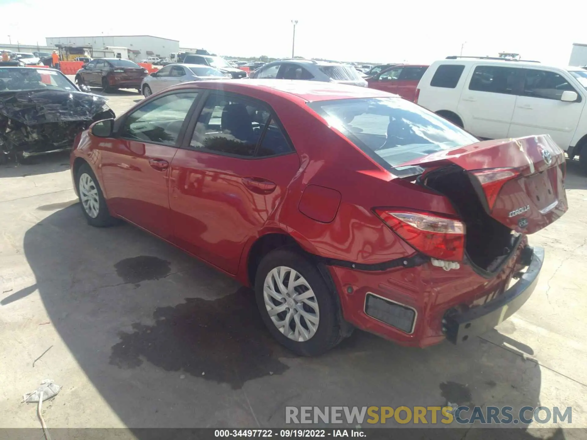 3 Фотография поврежденного автомобиля 5YFBURHE9KP879654 TOYOTA COROLLA 2019