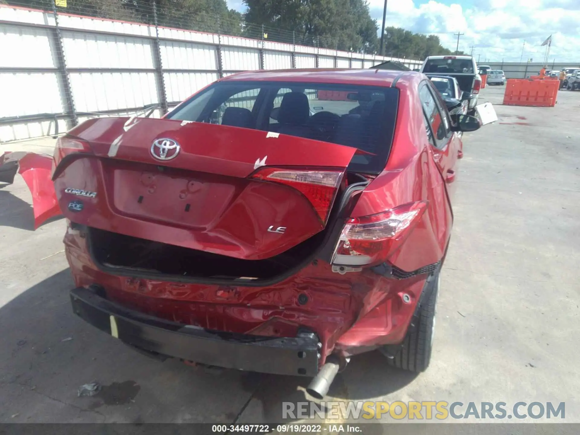 6 Фотография поврежденного автомобиля 5YFBURHE9KP879654 TOYOTA COROLLA 2019