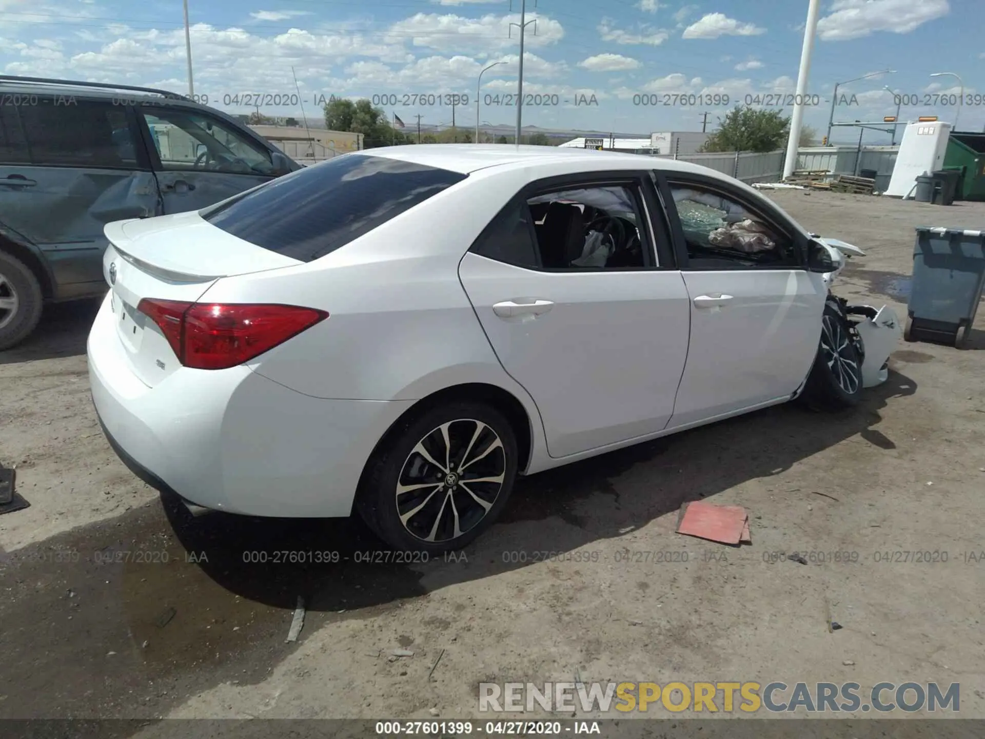 4 Photograph of a damaged car 5YFBURHE9KP883932 TOYOTA COROLLA 2019
