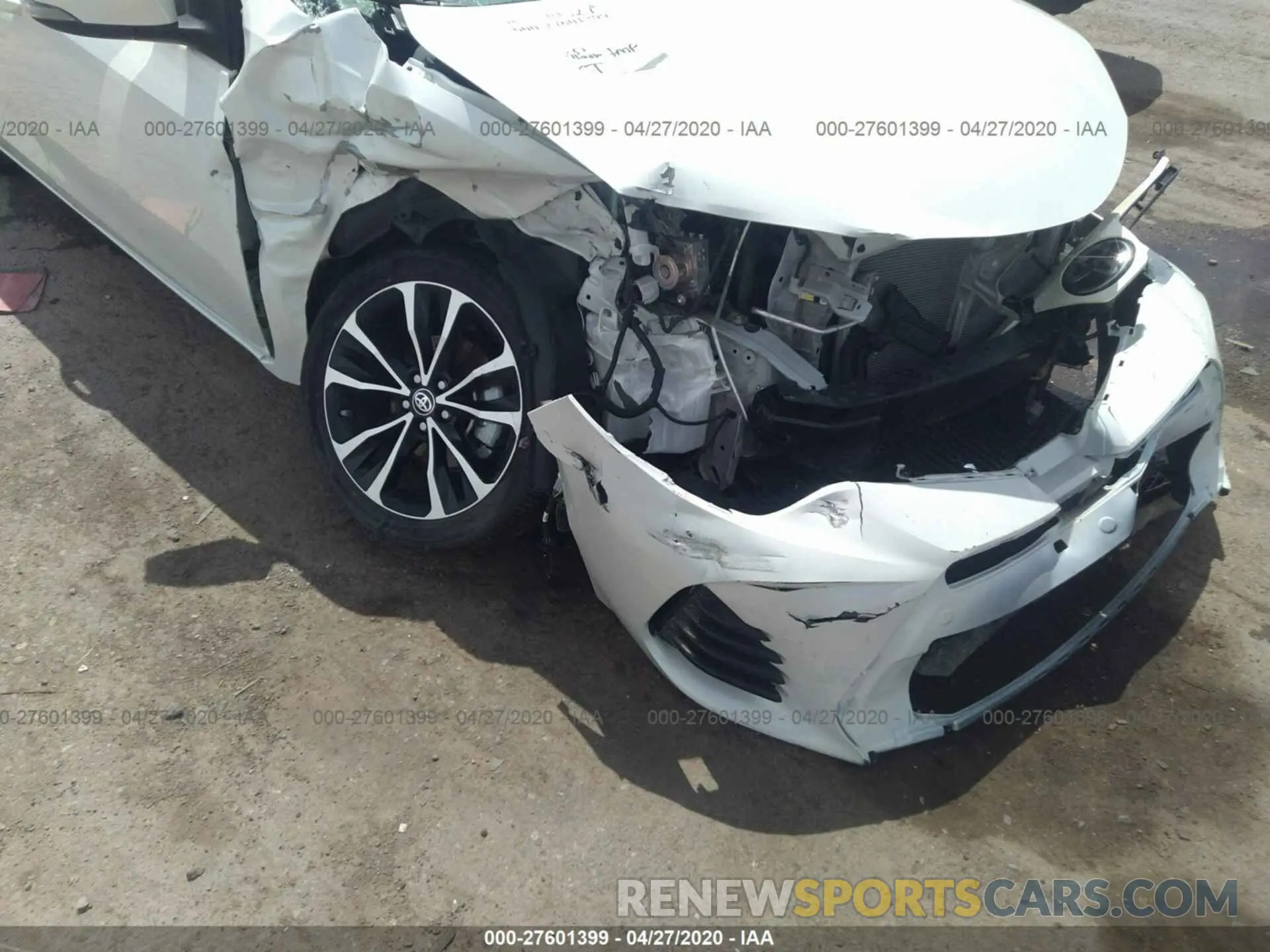 6 Photograph of a damaged car 5YFBURHE9KP883932 TOYOTA COROLLA 2019