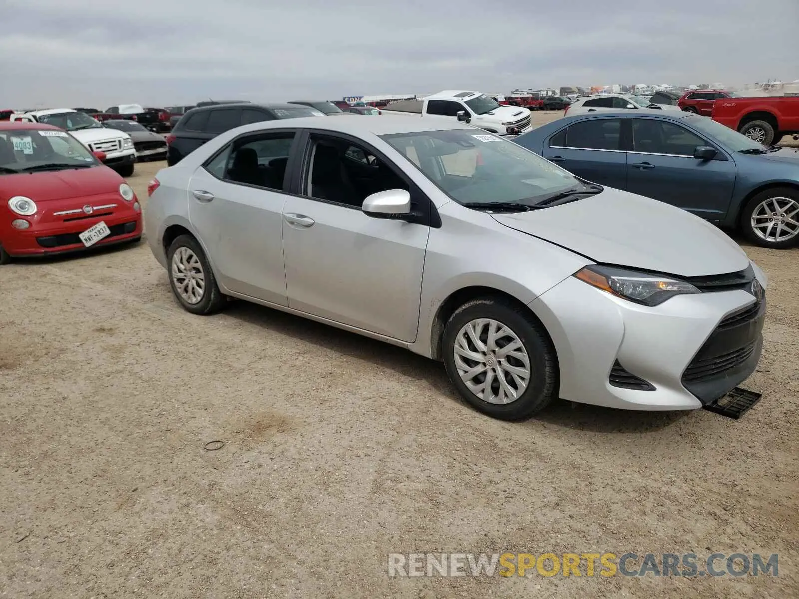 1 Photograph of a damaged car 5YFBURHE9KP885065 TOYOTA COROLLA 2019