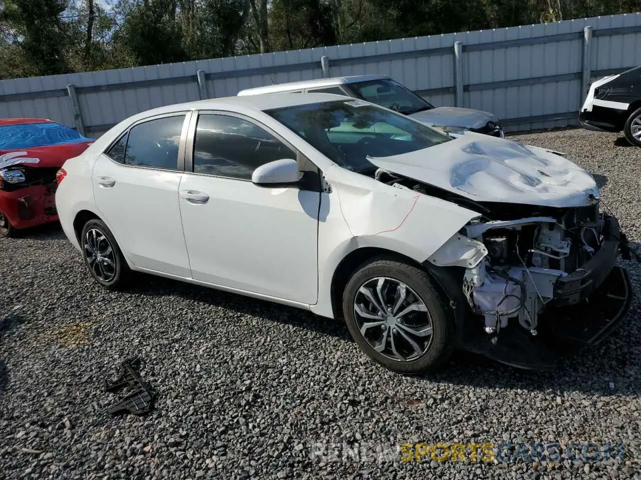 4 Photograph of a damaged car 5YFBURHE9KP888872 TOYOTA COROLLA 2019