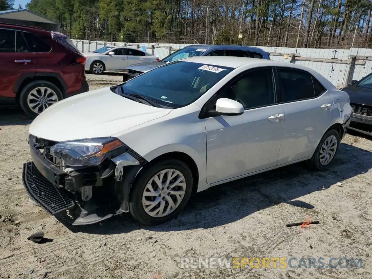 1 Photograph of a damaged car 5YFBURHE9KP889276 TOYOTA COROLLA 2019