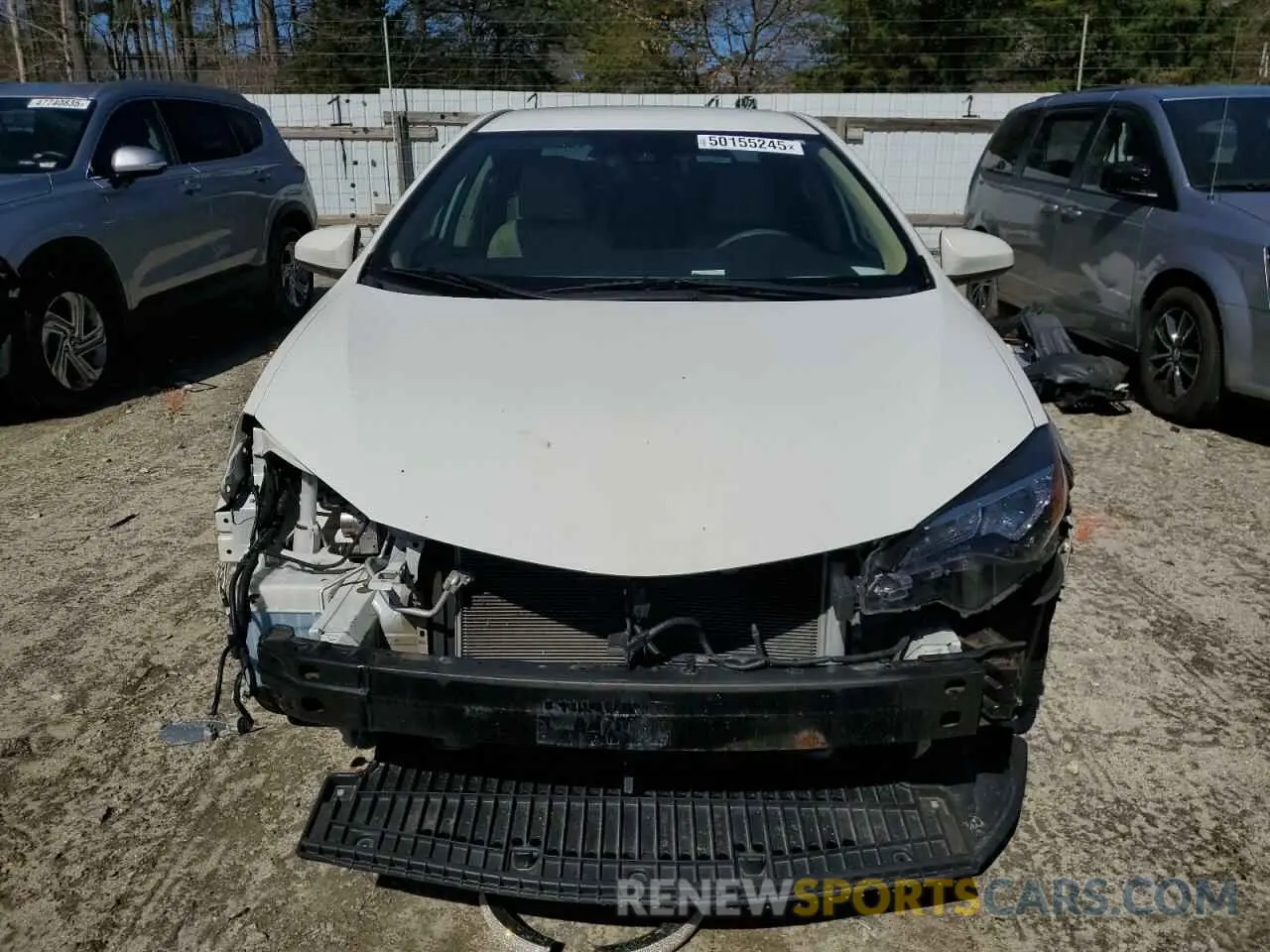 5 Photograph of a damaged car 5YFBURHE9KP889276 TOYOTA COROLLA 2019