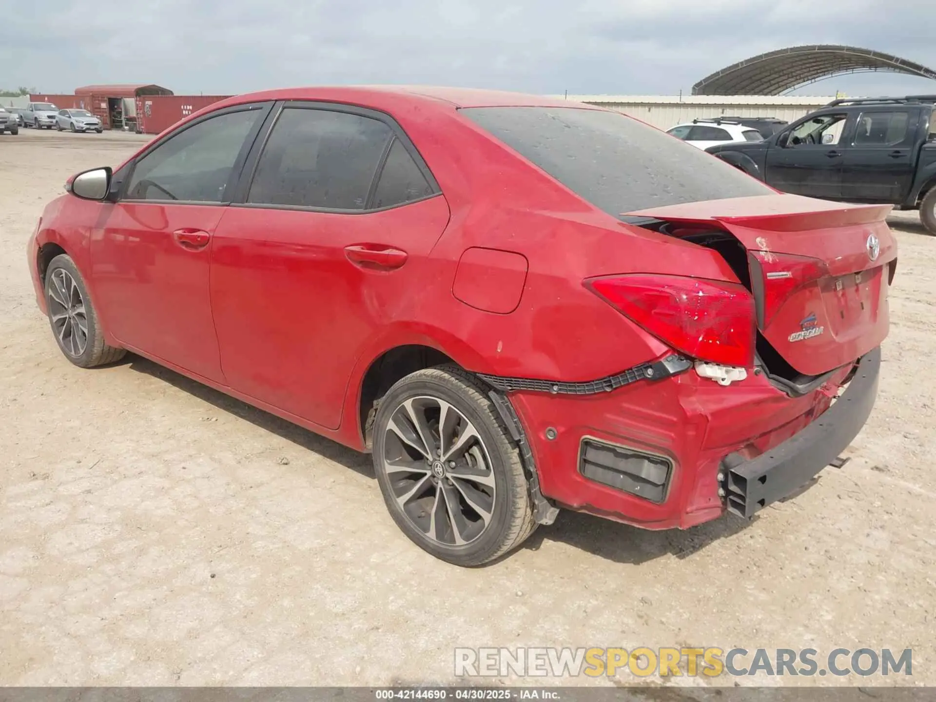 3 Photograph of a damaged car 5YFBURHE9KP893540 TOYOTA COROLLA 2019