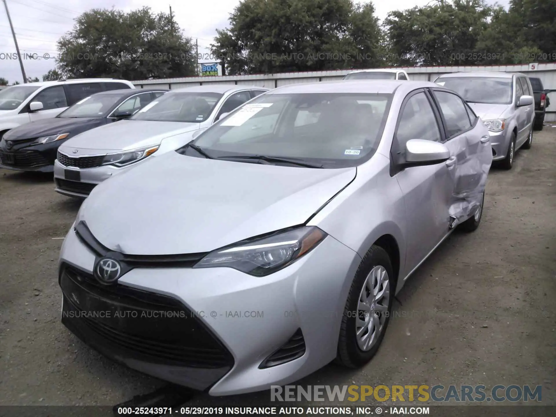 2 Photograph of a damaged car 5YFBURHE9KP897281 TOYOTA COROLLA 2019