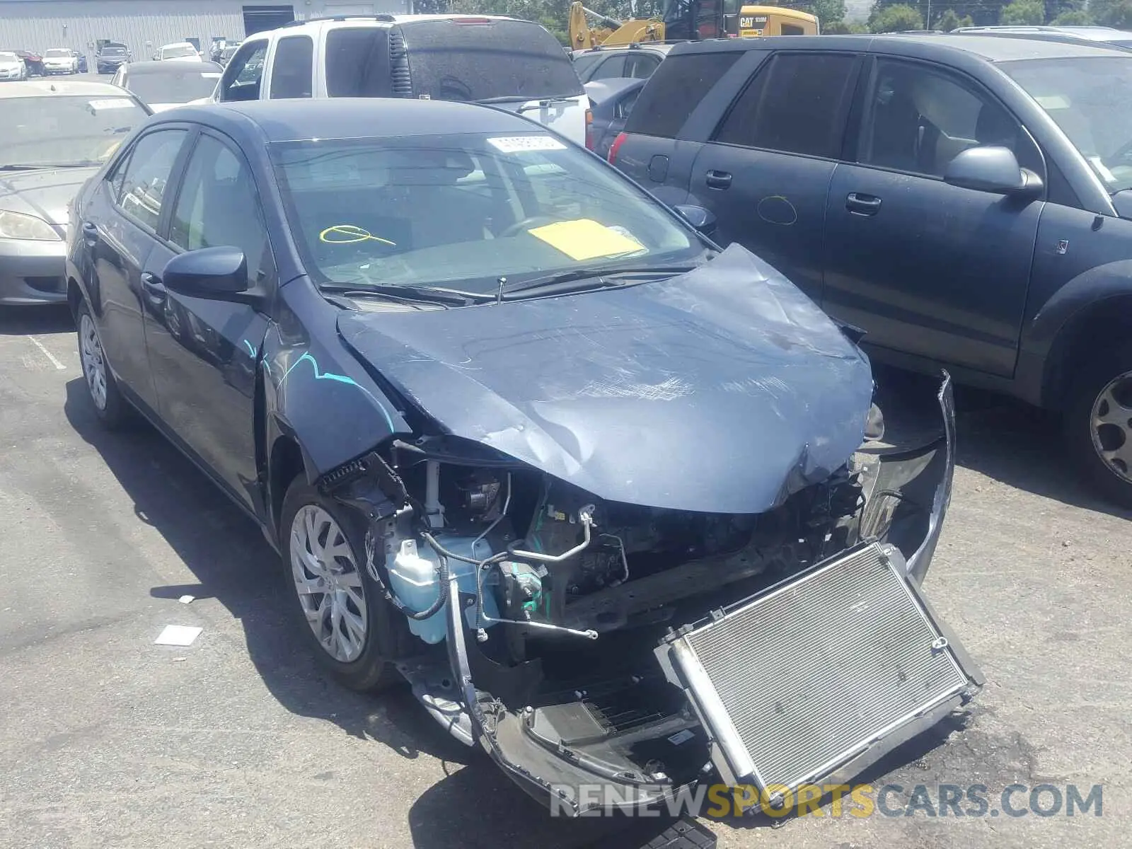 1 Photograph of a damaged car 5YFBURHE9KP897751 TOYOTA COROLLA 2019