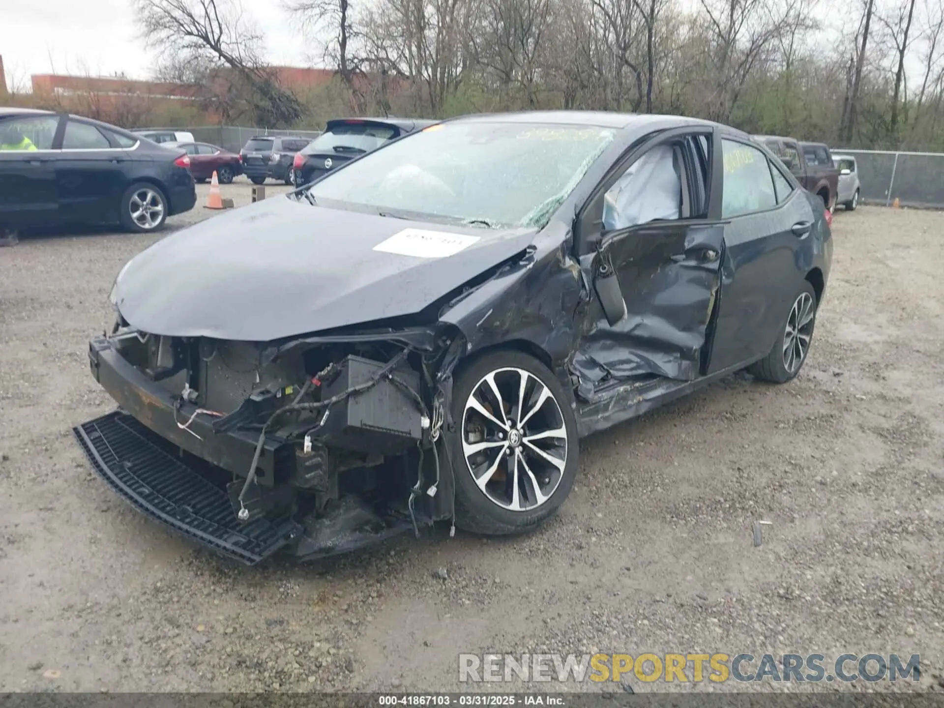 2 Photograph of a damaged car 5YFBURHE9KP898284 TOYOTA COROLLA 2019