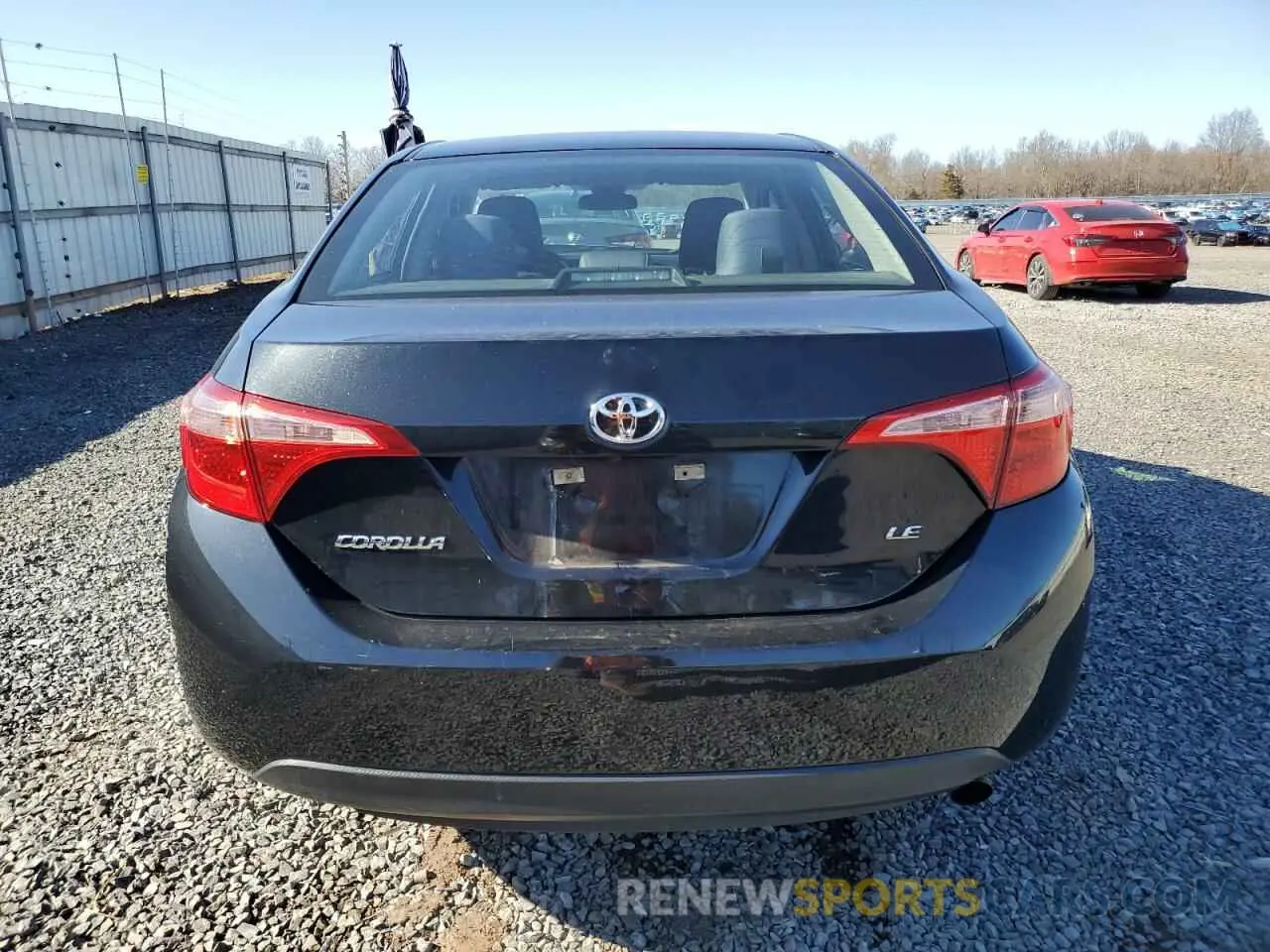 6 Photograph of a damaged car 5YFBURHE9KP898642 TOYOTA COROLLA 2019