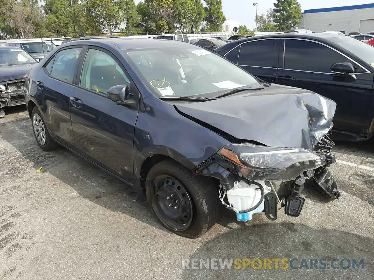 1 Photograph of a damaged car 5YFBURHE9KP904004 TOYOTA COROLLA 2019