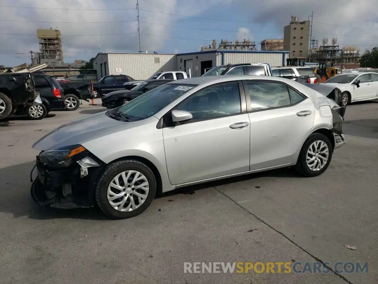 1 Фотография поврежденного автомобиля 5YFBURHE9KP909381 TOYOTA COROLLA 2019