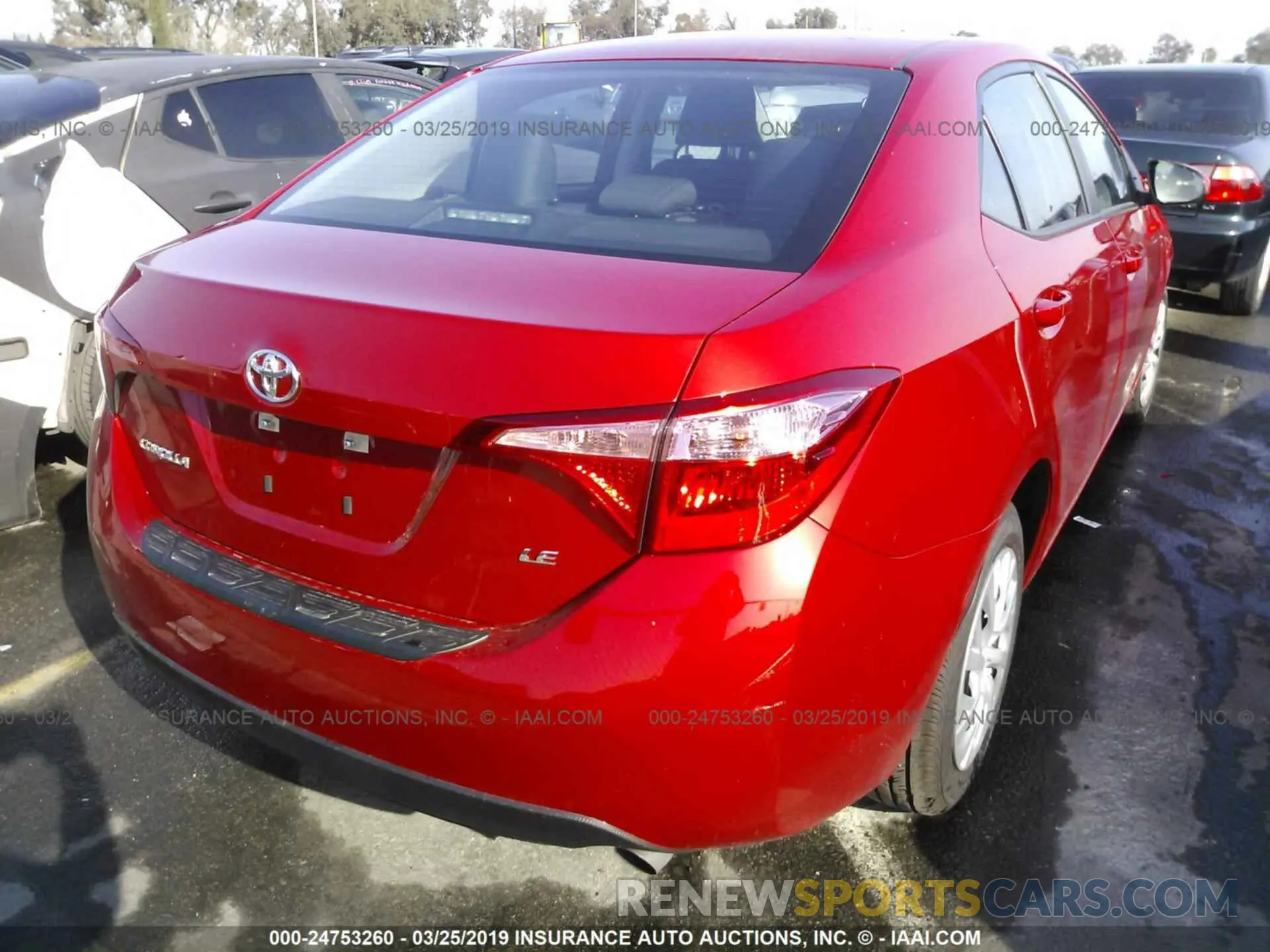4 Photograph of a damaged car 5YFBURHE9KP915729 TOYOTA COROLLA 2019