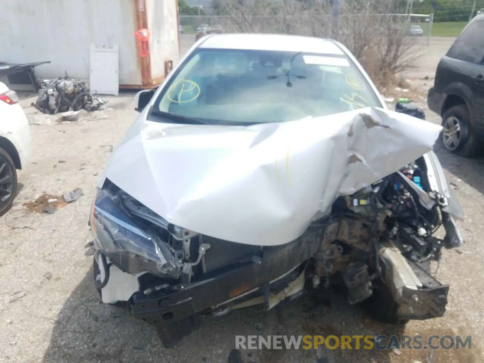 7 Photograph of a damaged car 5YFBURHE9KP917481 TOYOTA COROLLA 2019