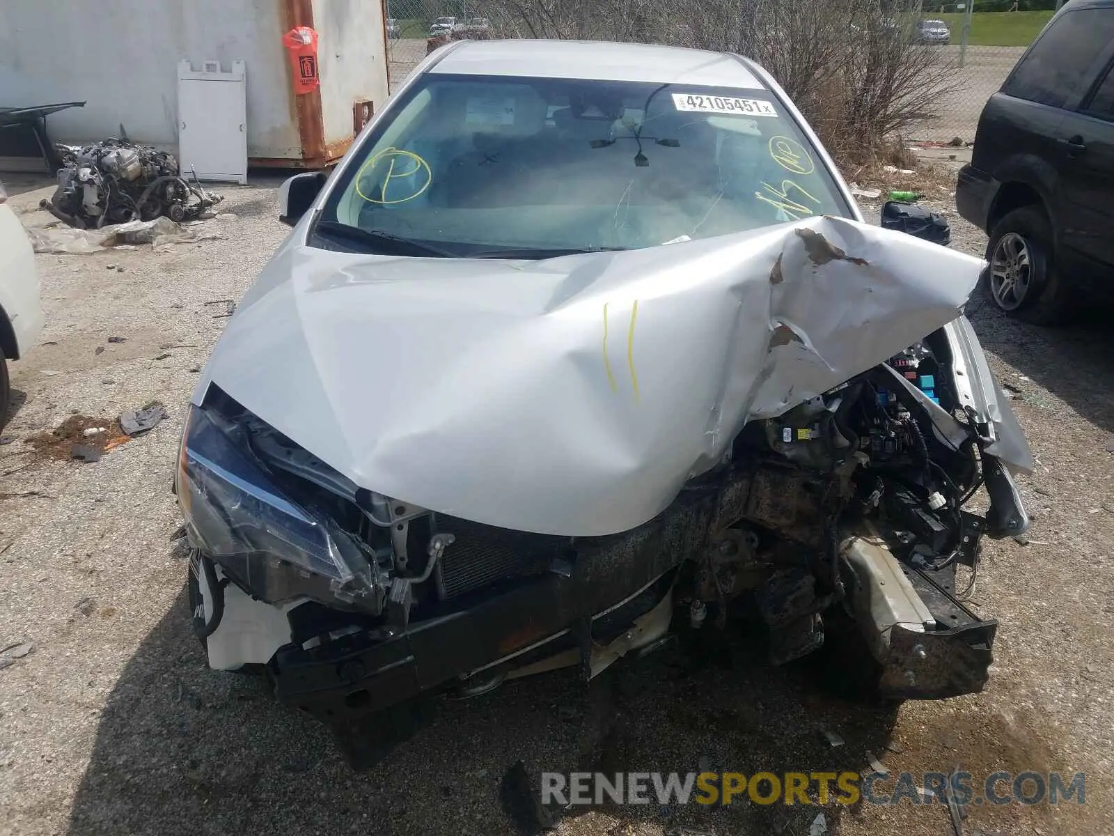 9 Photograph of a damaged car 5YFBURHE9KP917481 TOYOTA COROLLA 2019