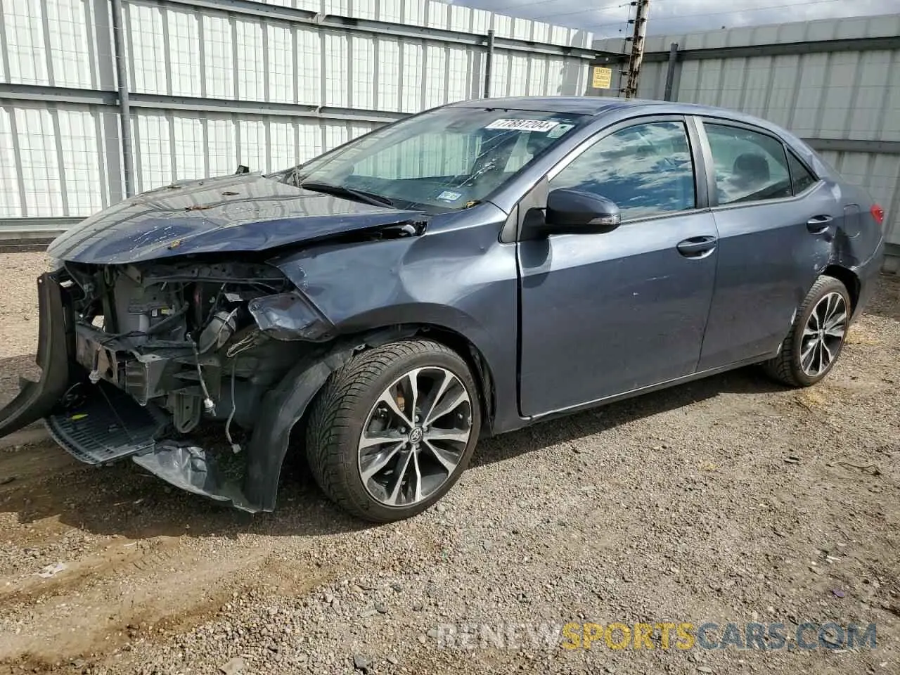 1 Photograph of a damaged car 5YFBURHE9KP917979 TOYOTA COROLLA 2019