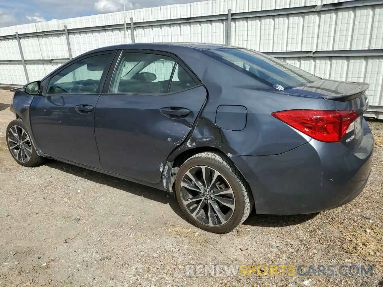 2 Photograph of a damaged car 5YFBURHE9KP917979 TOYOTA COROLLA 2019