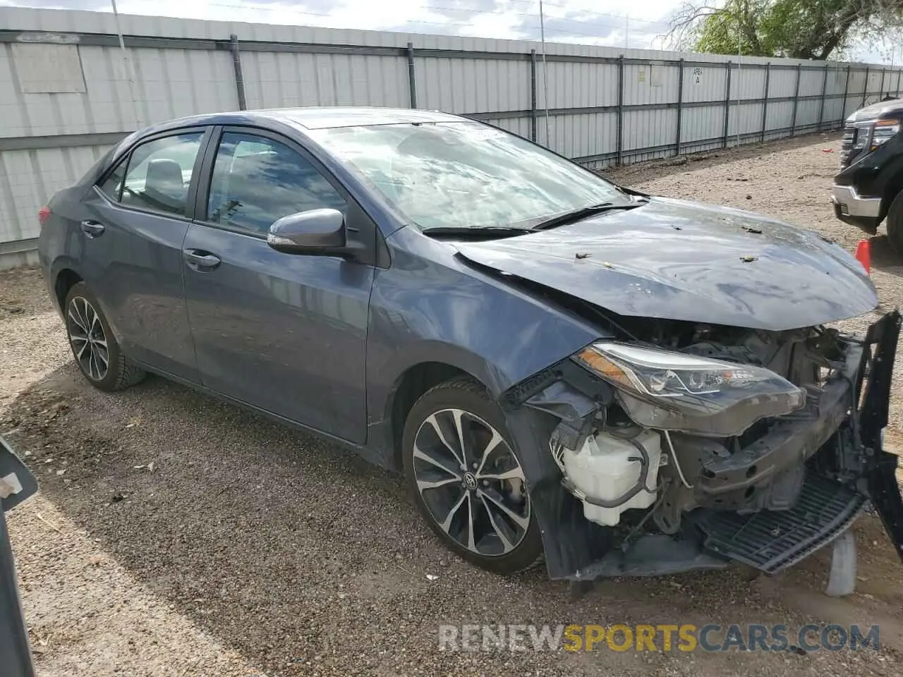 4 Photograph of a damaged car 5YFBURHE9KP917979 TOYOTA COROLLA 2019