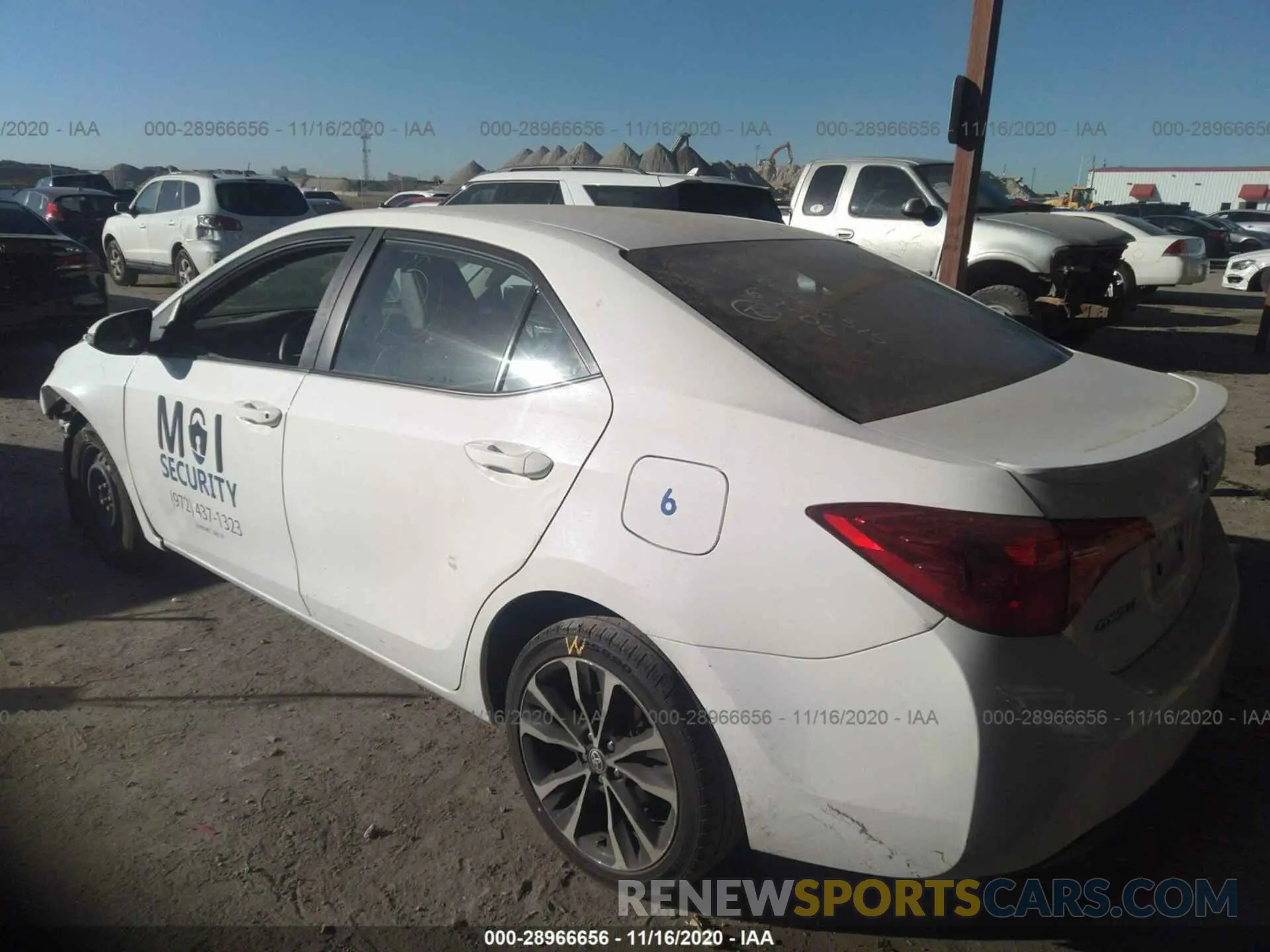 3 Photograph of a damaged car 5YFBURHE9KP920445 TOYOTA COROLLA 2019