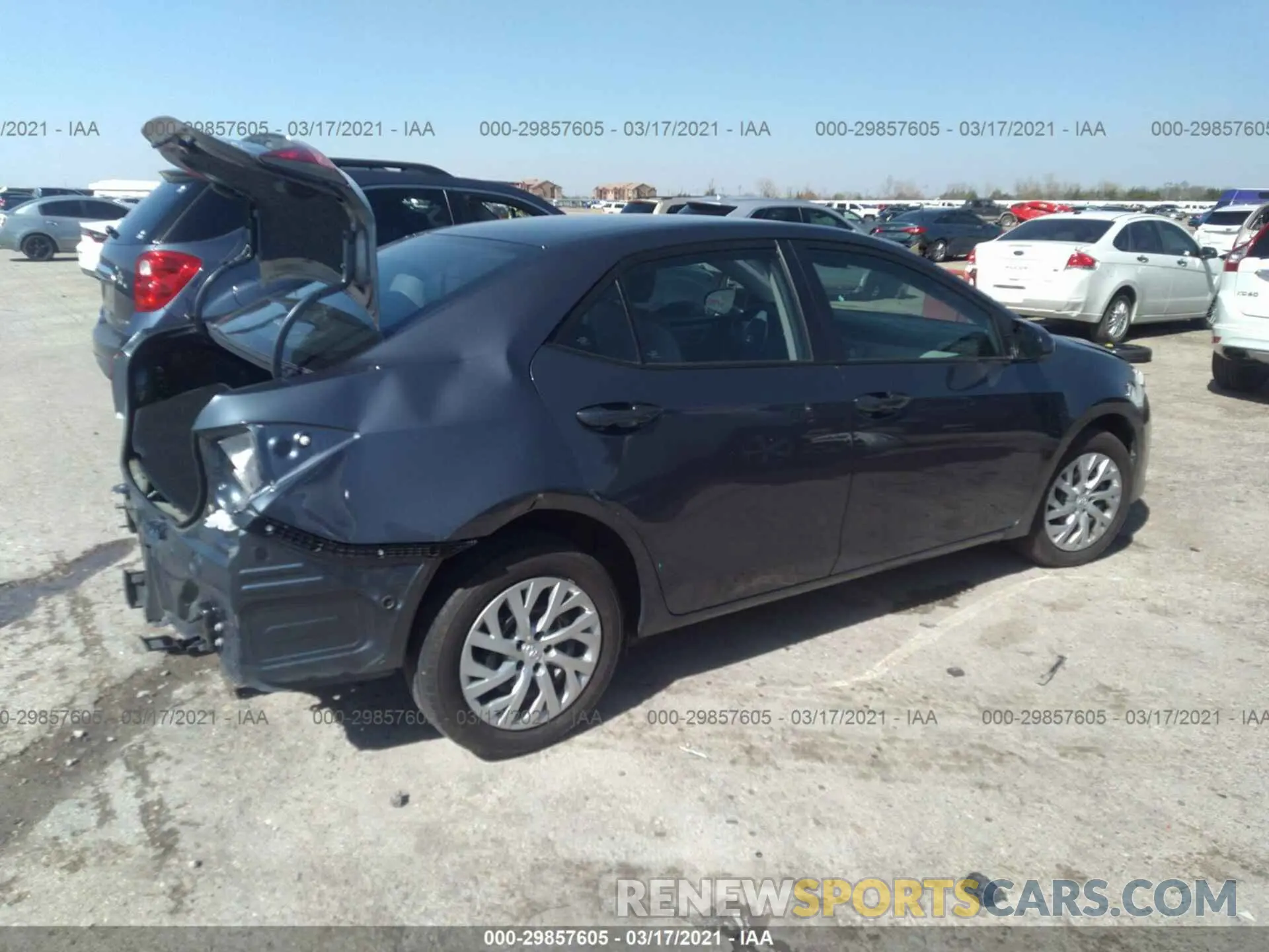 4 Photograph of a damaged car 5YFBURHE9KP925421 TOYOTA COROLLA 2019