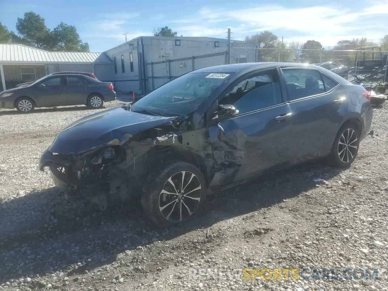 1 Photograph of a damaged car 5YFBURHE9KP927654 TOYOTA COROLLA 2019