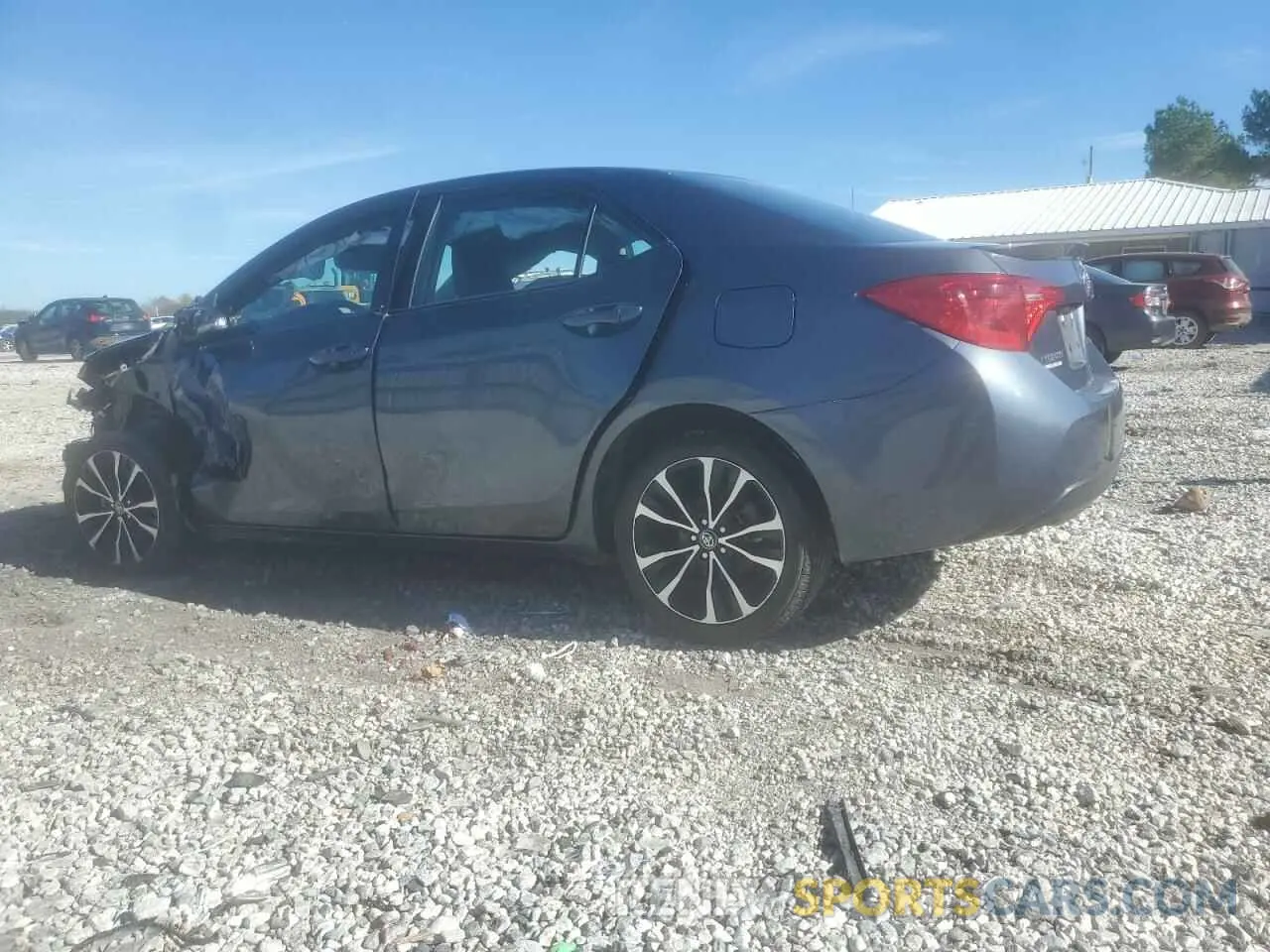 2 Photograph of a damaged car 5YFBURHE9KP927654 TOYOTA COROLLA 2019