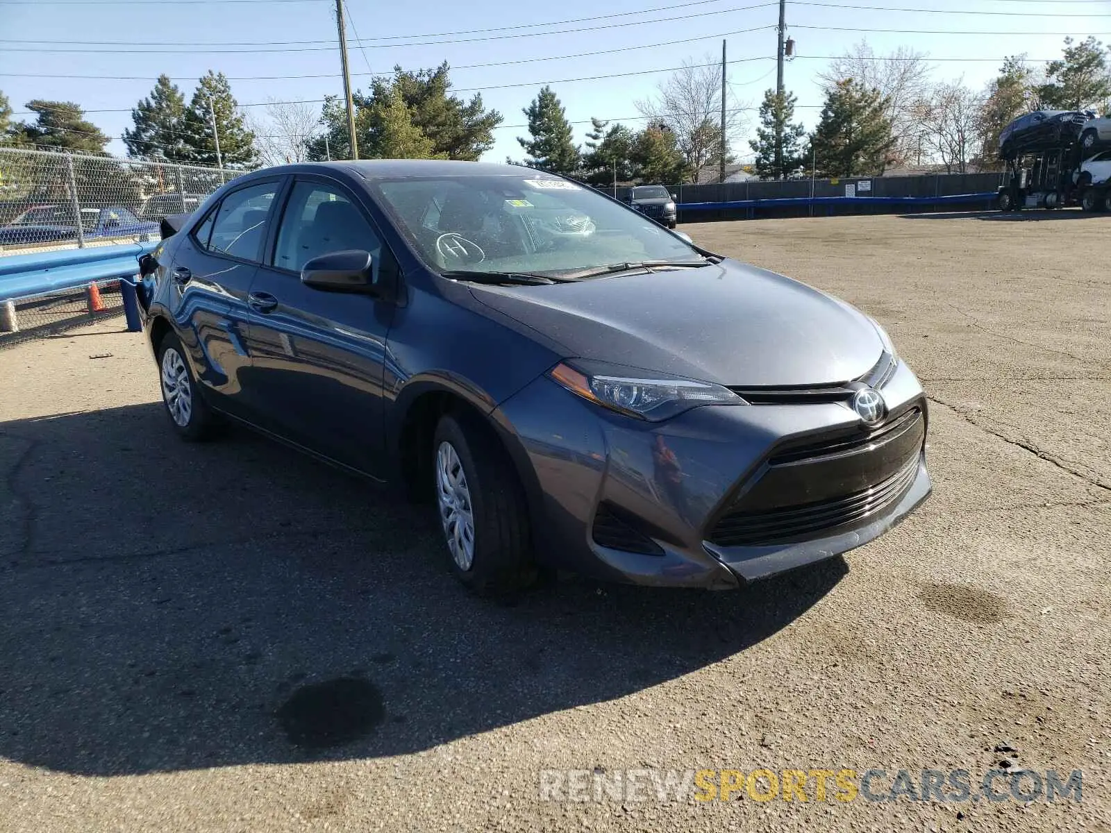 1 Photograph of a damaged car 5YFBURHE9KP928514 TOYOTA COROLLA 2019