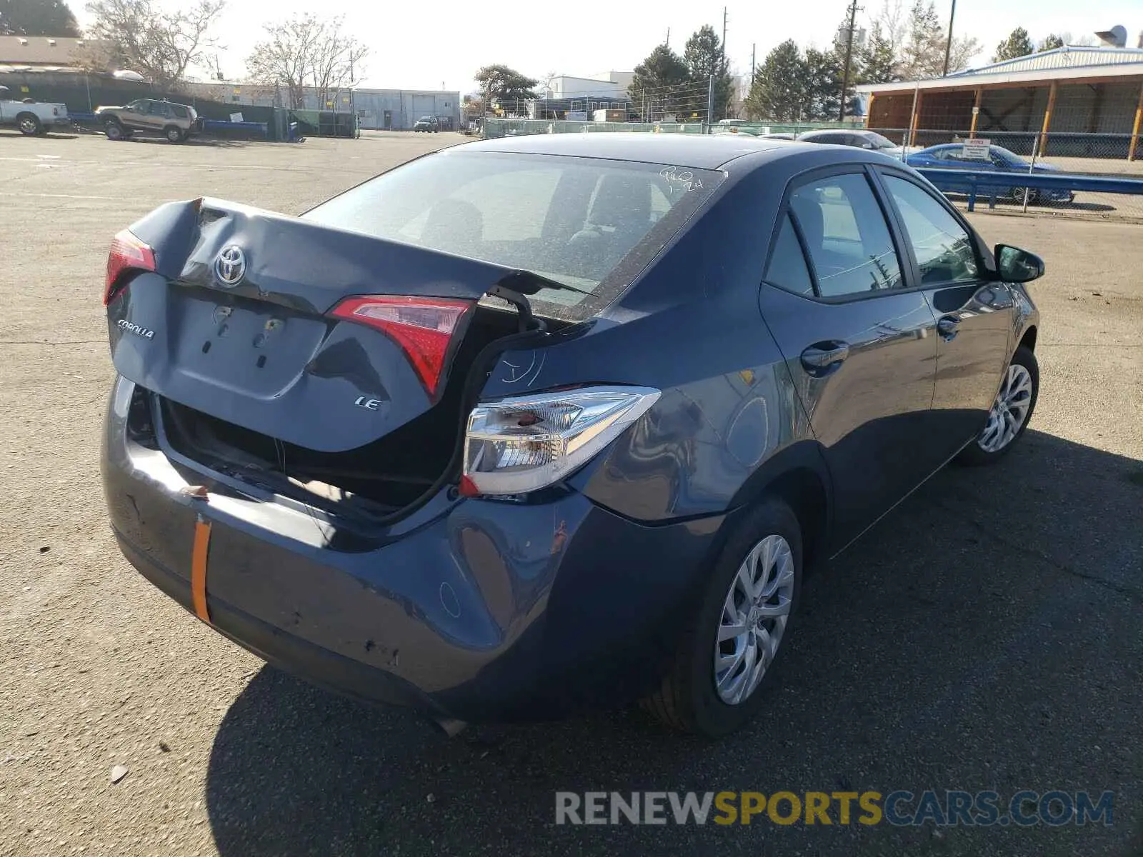 4 Photograph of a damaged car 5YFBURHE9KP928514 TOYOTA COROLLA 2019