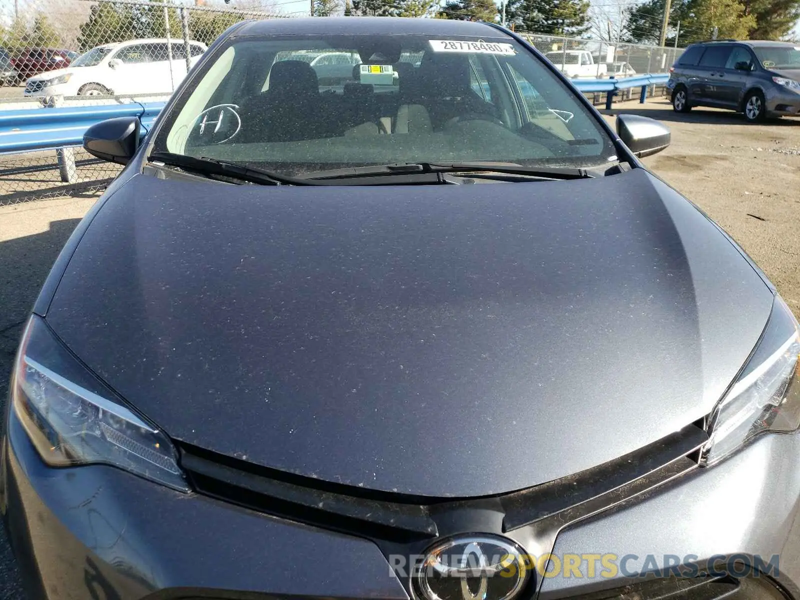 7 Photograph of a damaged car 5YFBURHE9KP928514 TOYOTA COROLLA 2019
