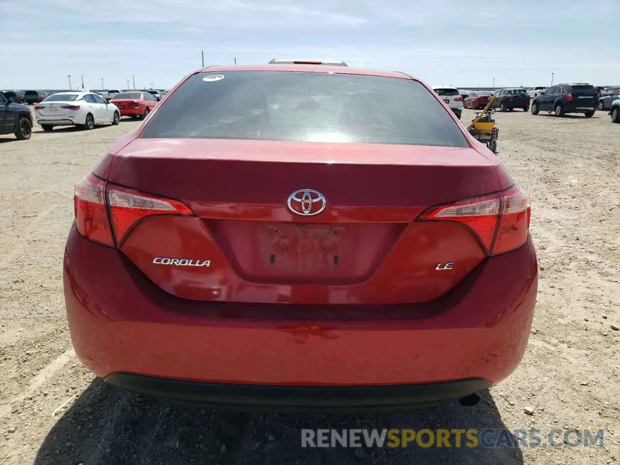 6 Photograph of a damaged car 5YFBURHE9KP929680 TOYOTA COROLLA 2019