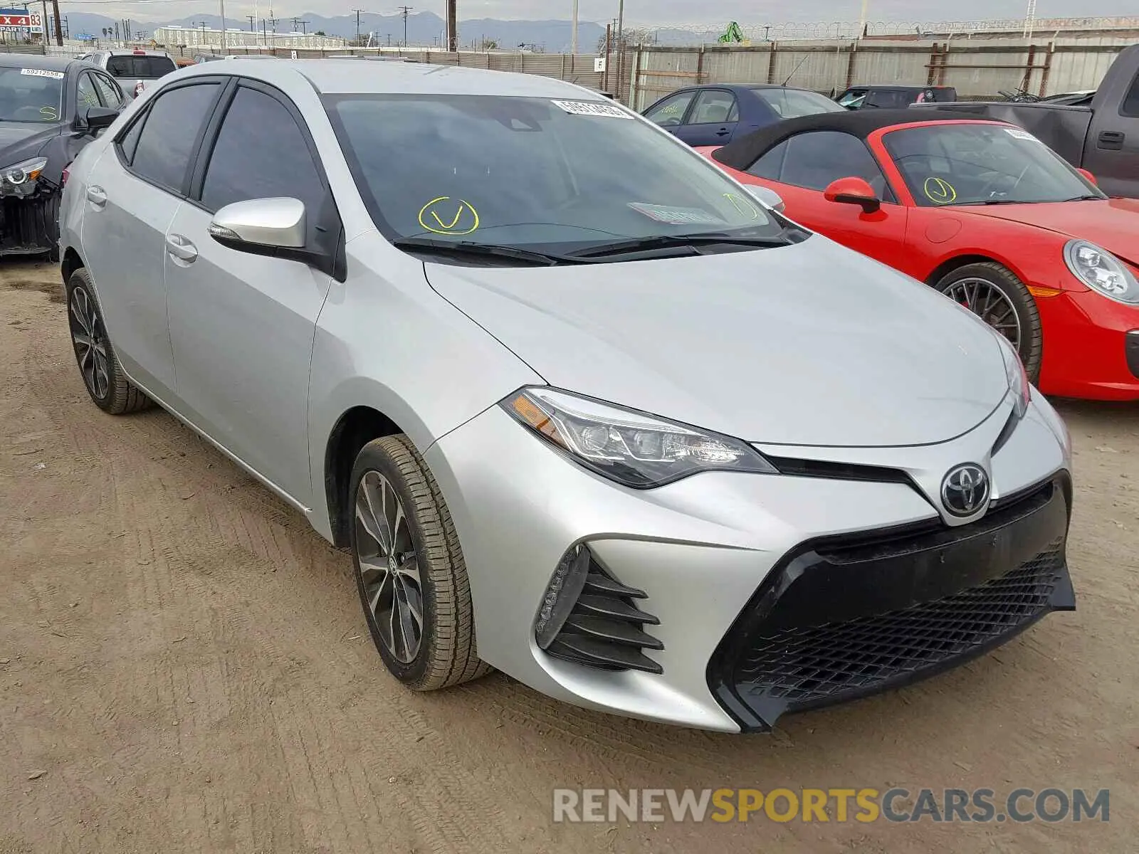1 Photograph of a damaged car 5YFBURHE9KP934457 TOYOTA COROLLA 2019
