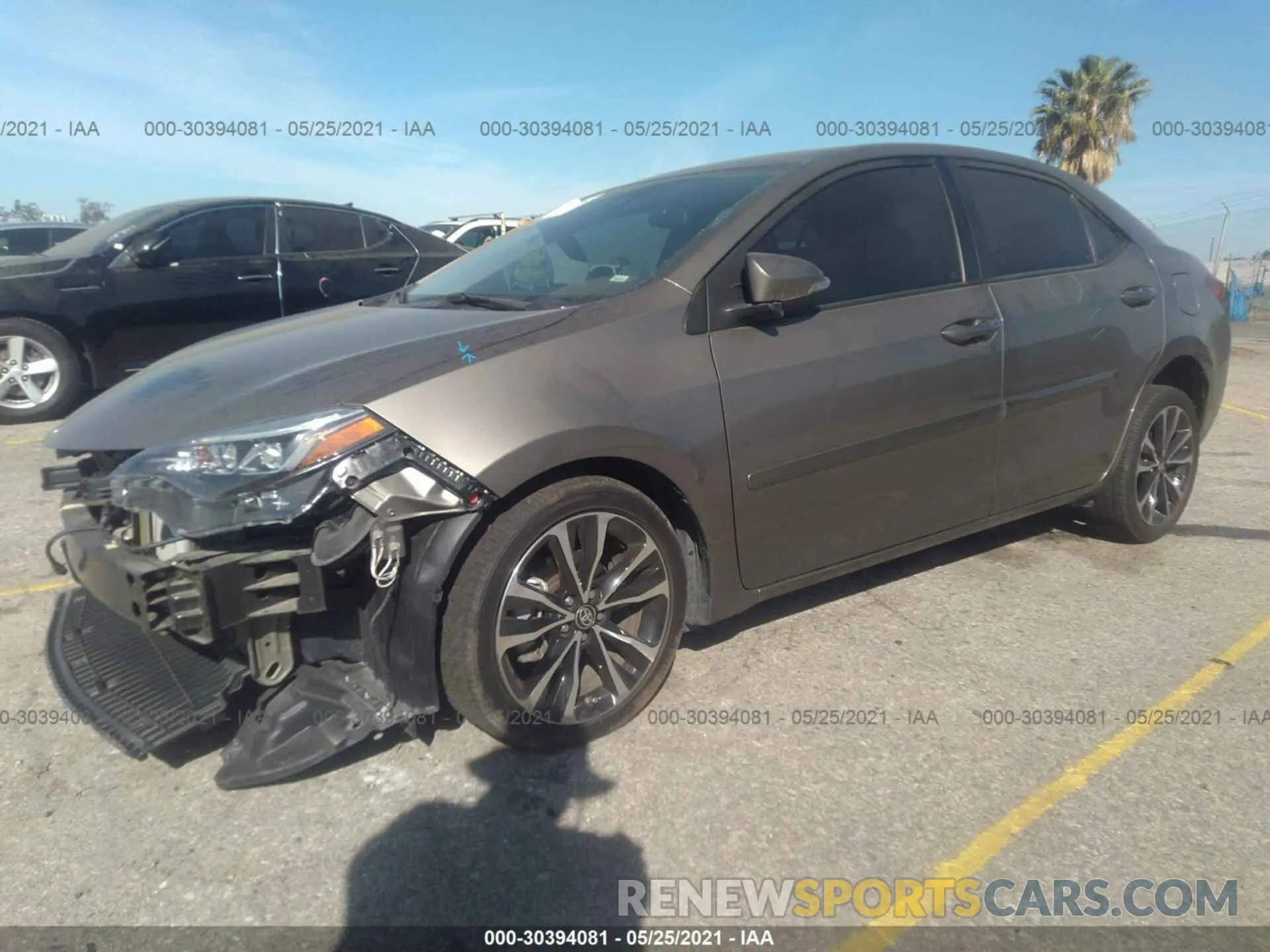2 Photograph of a damaged car 5YFBURHE9KP940047 TOYOTA COROLLA 2019
