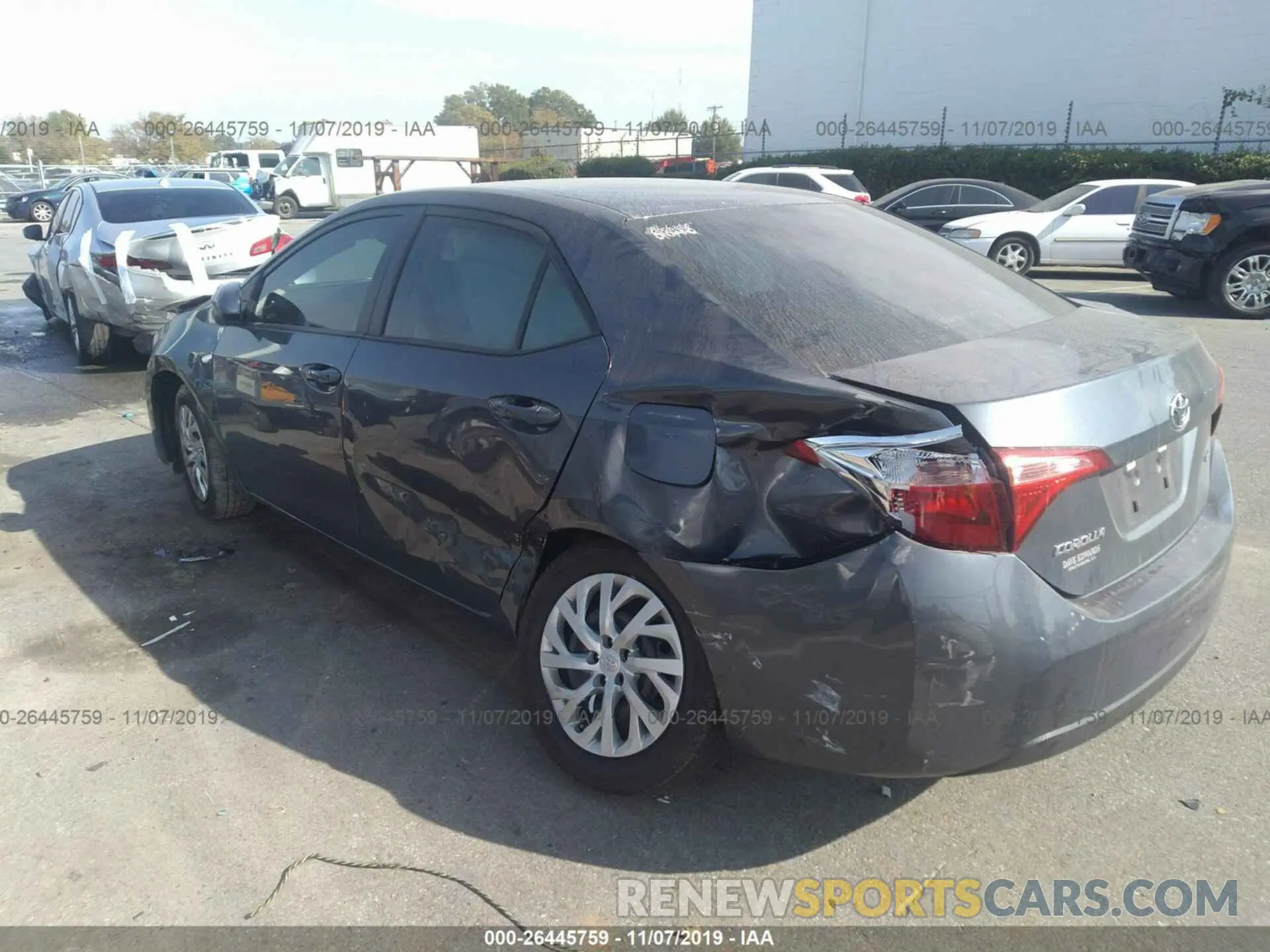 3 Photograph of a damaged car 5YFBURHE9KP941702 TOYOTA COROLLA 2019