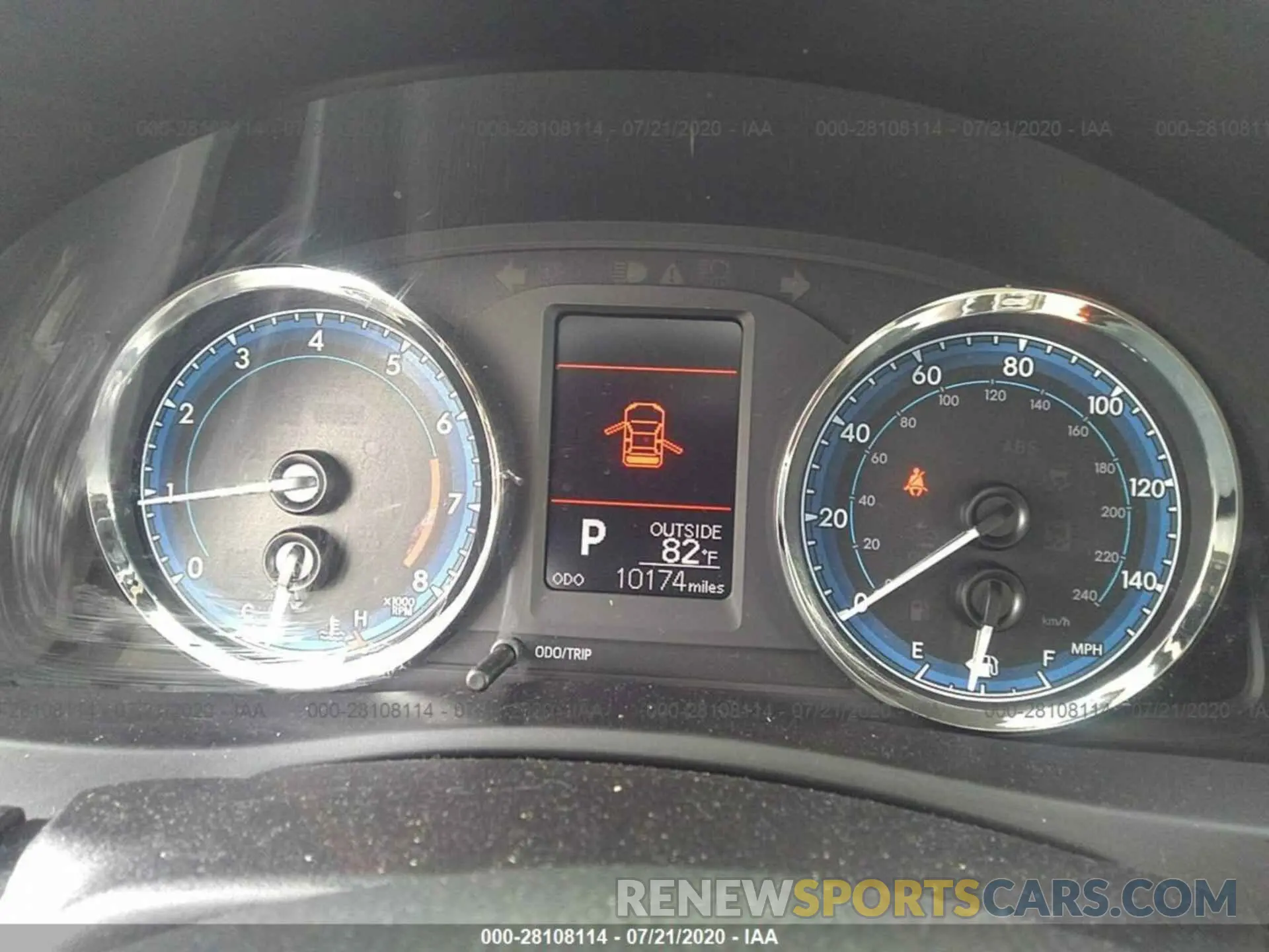 7 Photograph of a damaged car 5YFBURHE9KP945362 TOYOTA COROLLA 2019