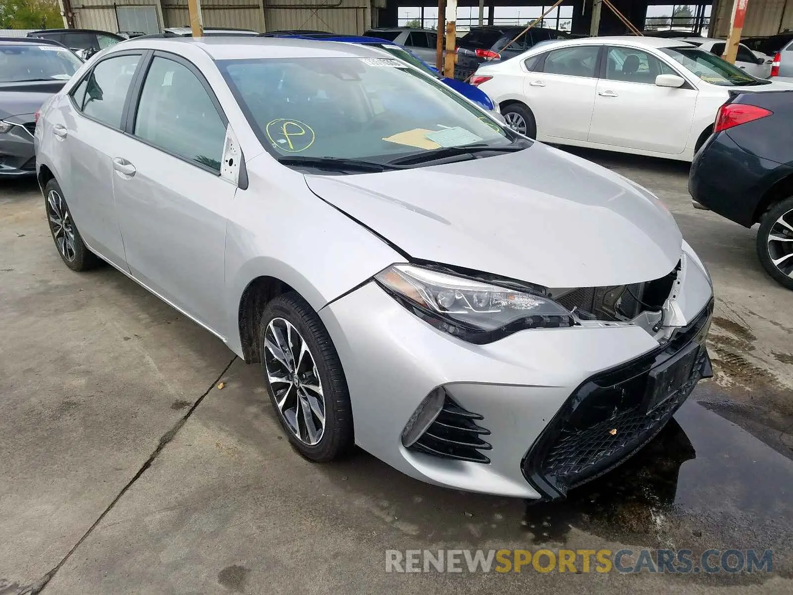 1 Photograph of a damaged car 5YFBURHEXKP859087 TOYOTA COROLLA 2019