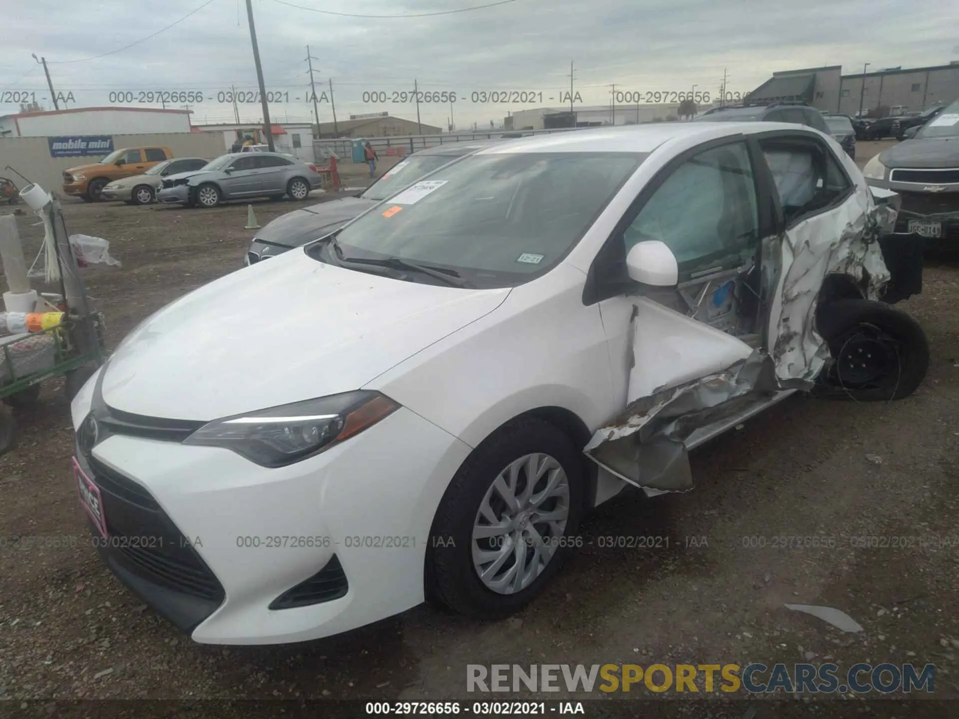 2 Photograph of a damaged car 5YFBURHEXKP863169 TOYOTA COROLLA 2019