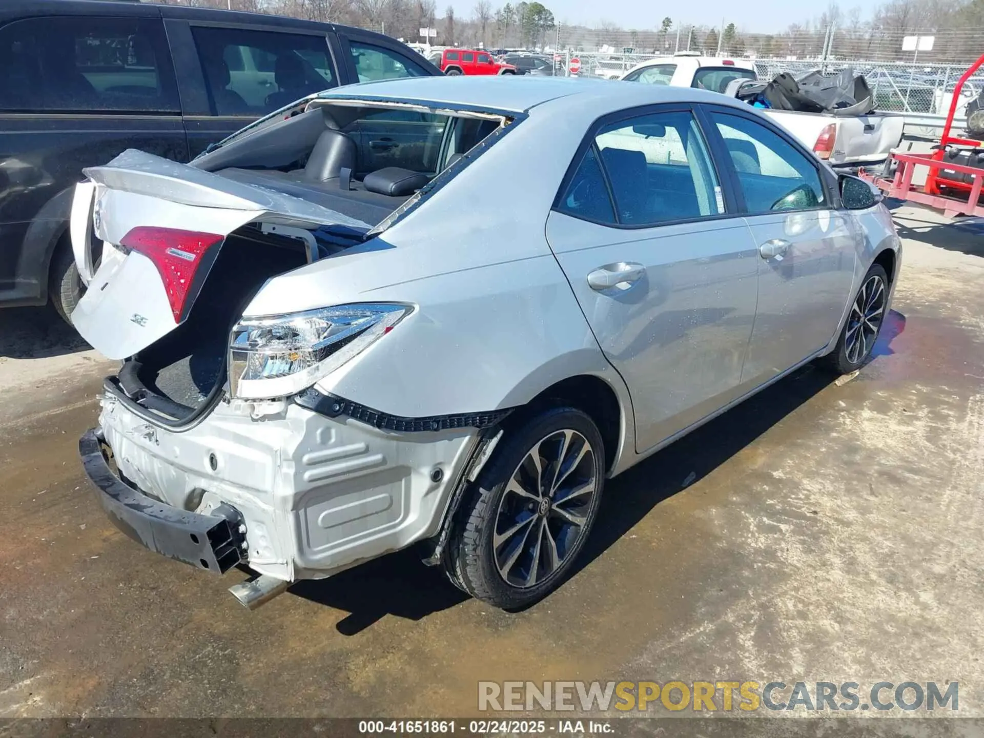 4 Фотография поврежденного автомобиля 5YFBURHEXKP866279 TOYOTA COROLLA 2019