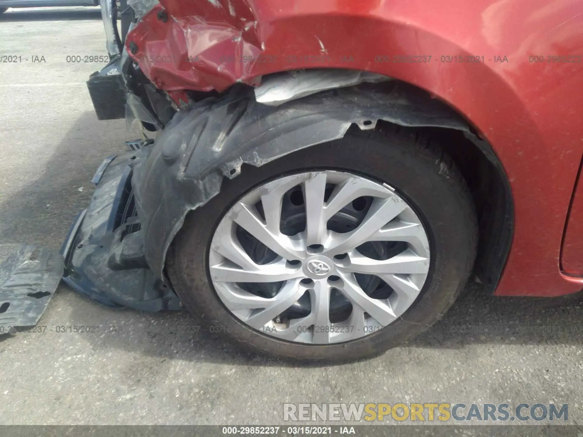 12 Photograph of a damaged car 5YFBURHEXKP867268 TOYOTA COROLLA 2019