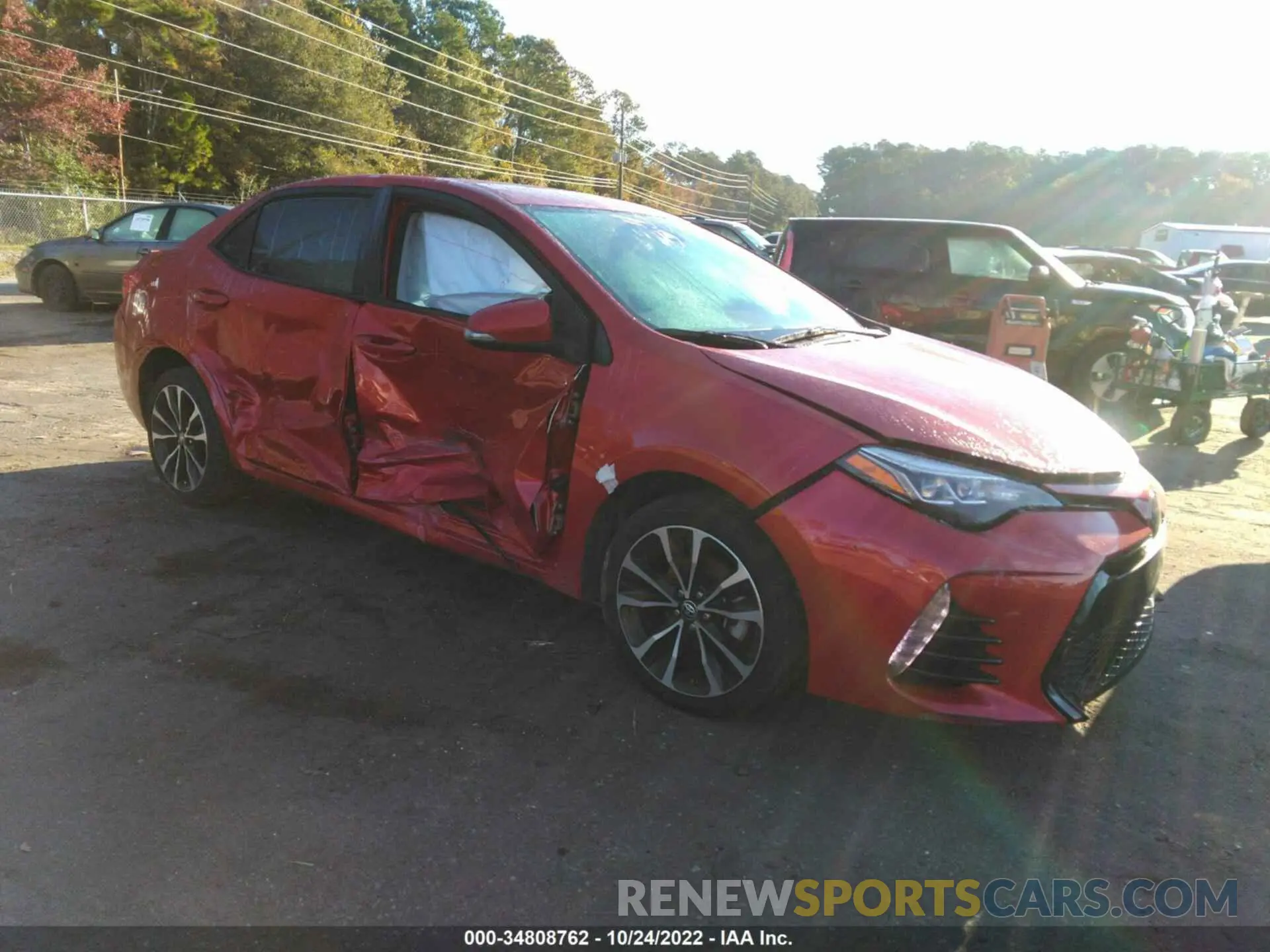 1 Фотография поврежденного автомобиля 5YFBURHEXKP868436 TOYOTA COROLLA 2019