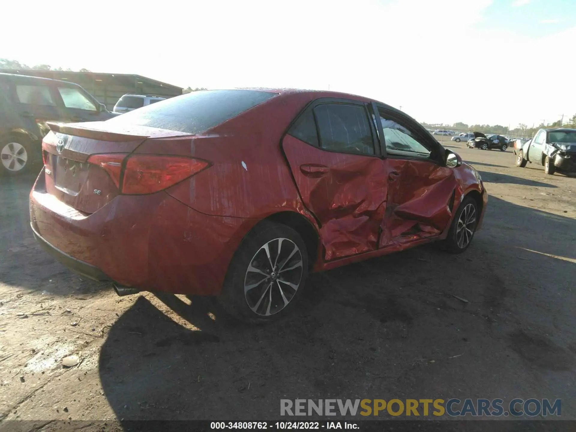 4 Фотография поврежденного автомобиля 5YFBURHEXKP868436 TOYOTA COROLLA 2019