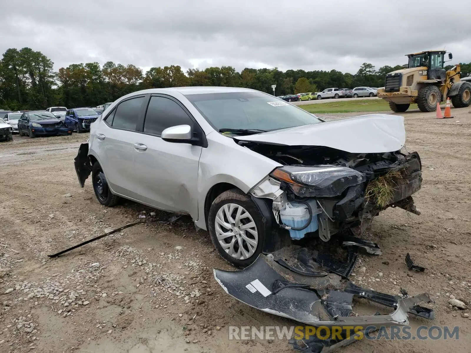 1 Photograph of a damaged car 5YFBURHEXKP871627 TOYOTA COROLLA 2019