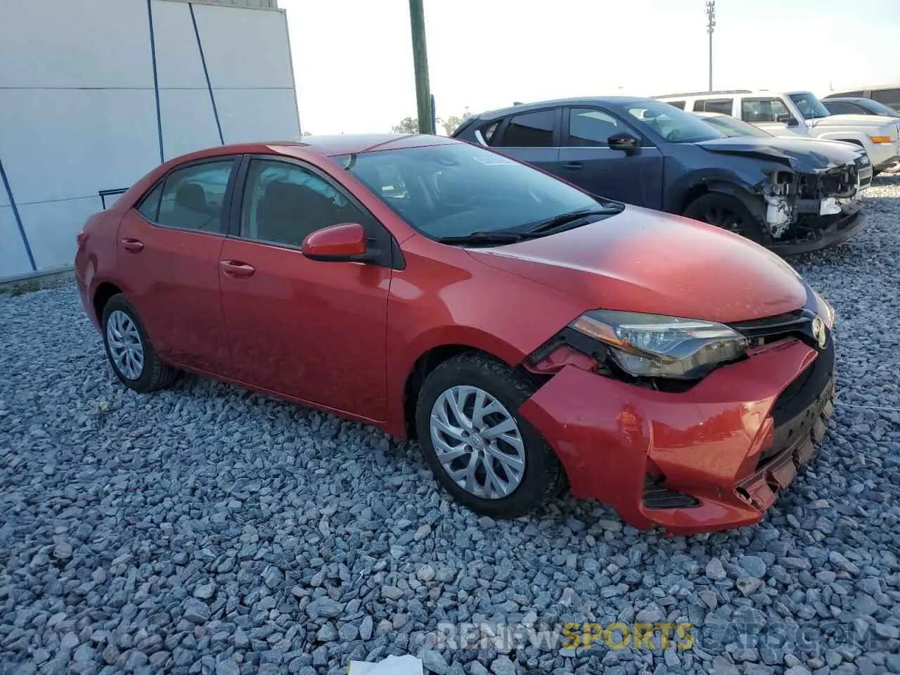 4 Photograph of a damaged car 5YFBURHEXKP872888 TOYOTA COROLLA 2019
