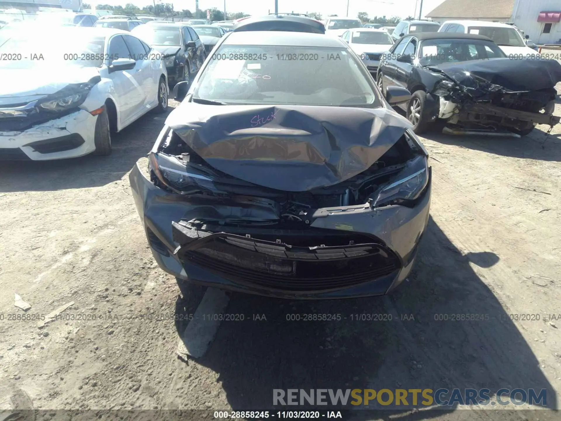 6 Photograph of a damaged car 5YFBURHEXKP889447 TOYOTA COROLLA 2019