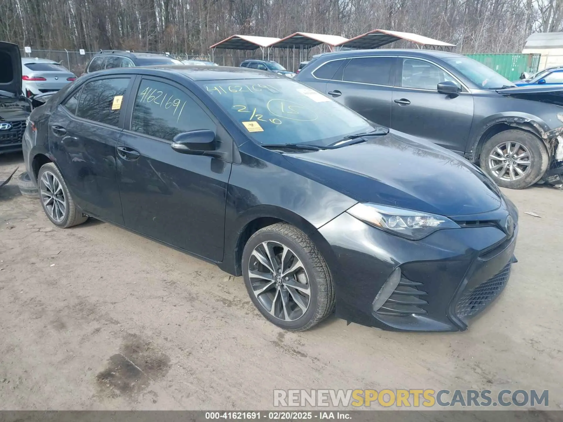 1 Photograph of a damaged car 5YFBURHEXKP893854 TOYOTA COROLLA 2019
