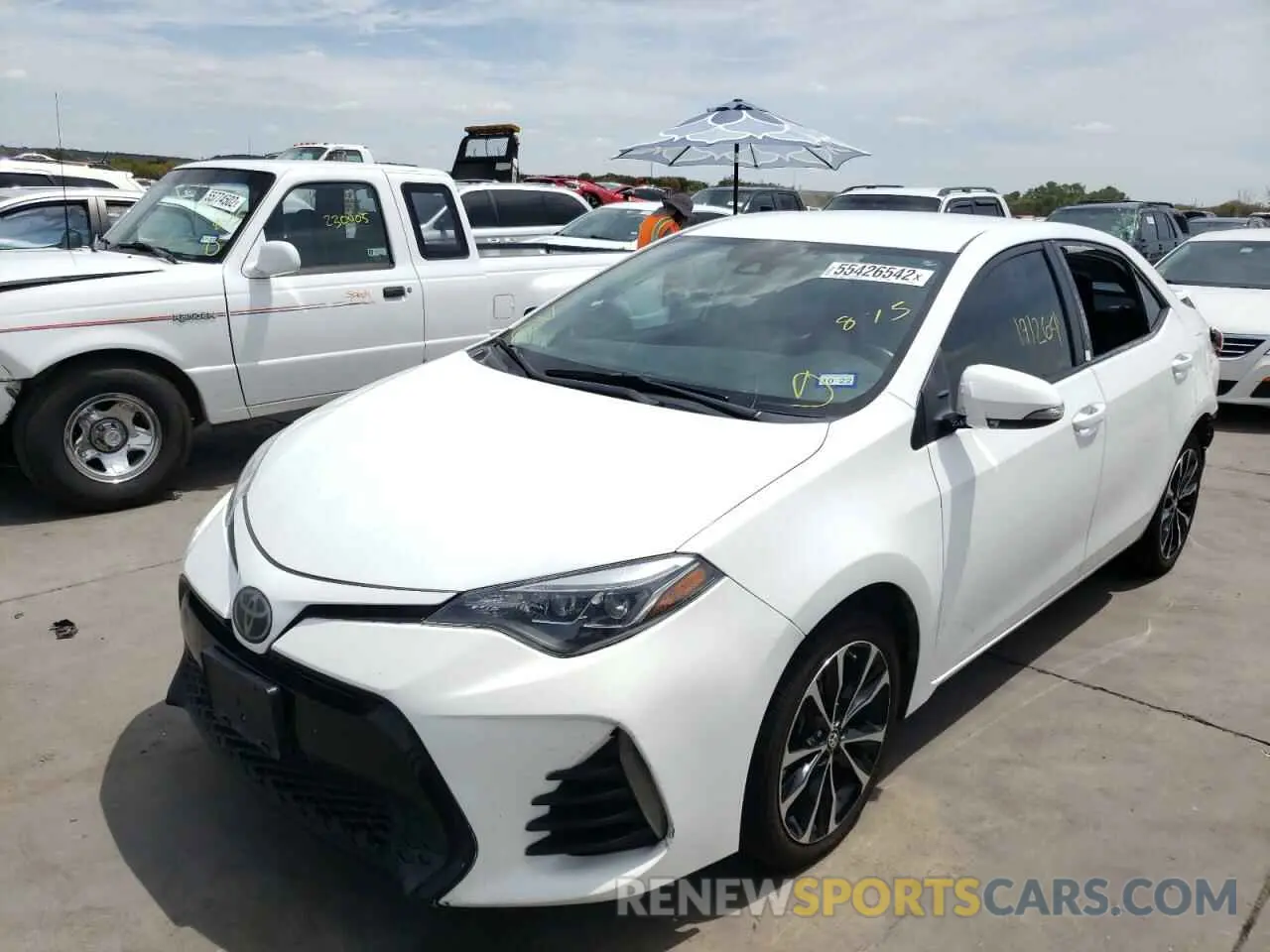 2 Фотография поврежденного автомобиля 5YFBURHEXKP894034 TOYOTA COROLLA 2019