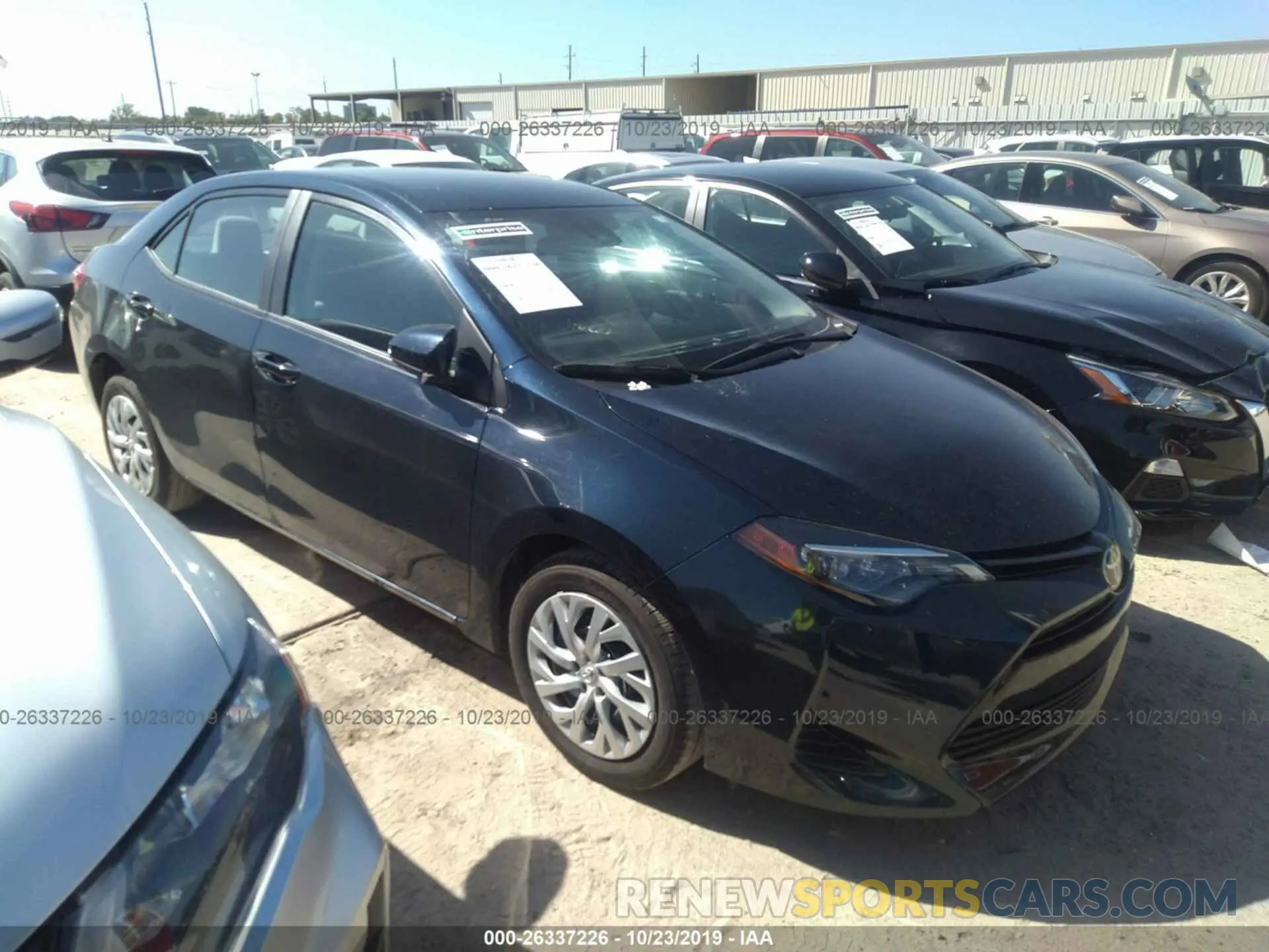 1 Photograph of a damaged car 5YFBURHEXKP895961 TOYOTA COROLLA 2019
