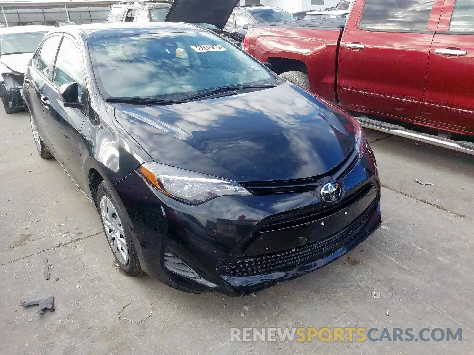 1 Photograph of a damaged car 5YFBURHEXKP896723 TOYOTA COROLLA 2019