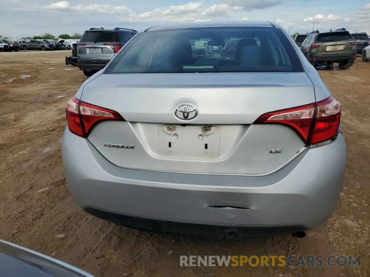 6 Photograph of a damaged car 5YFBURHEXKP898116 TOYOTA COROLLA 2019