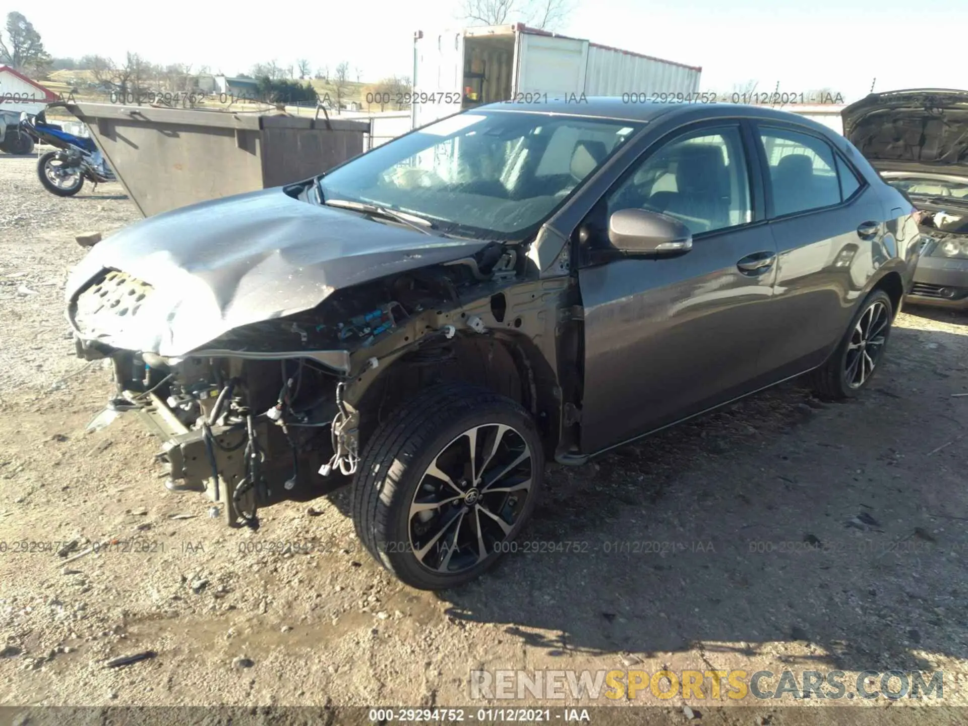 2 Photograph of a damaged car 5YFBURHEXKP903024 TOYOTA COROLLA 2019