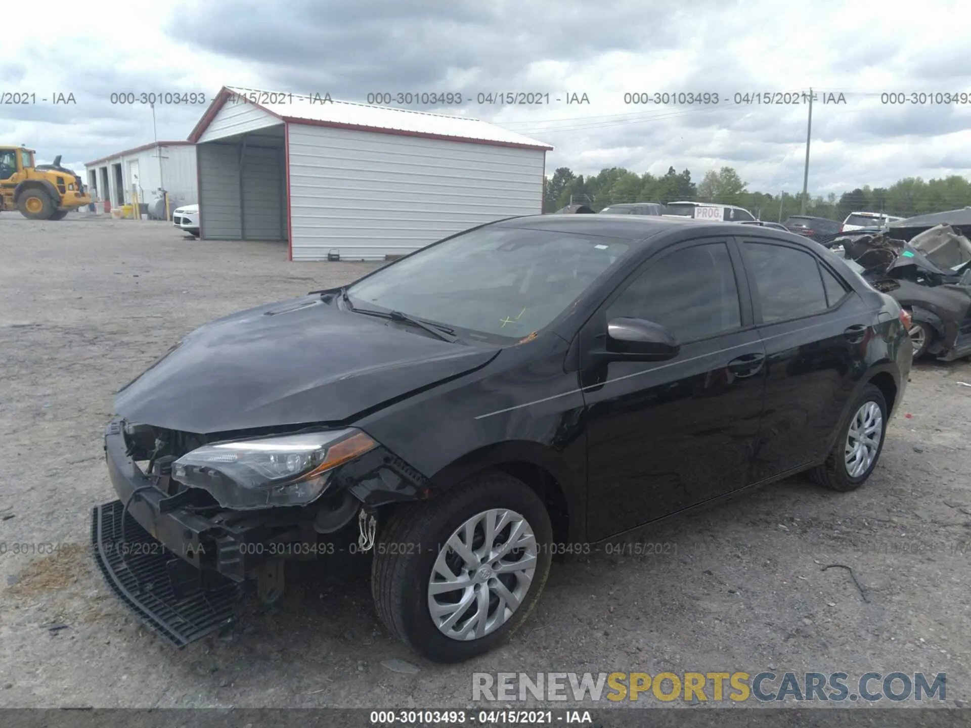 2 Photograph of a damaged car 5YFBURHEXKP903167 TOYOTA COROLLA 2019